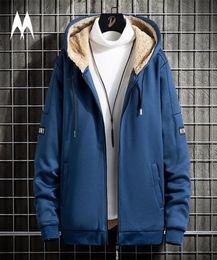 Winter Wool Jacket Men Casual Brand New Thick Warm Coats Men Hooded Zipper Bomber Jacket Male Fashion Jackets Coats 2012189037010