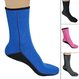 Women's Swimwear Adult Neoprene Diving Socks 3mm Anti-slip Wear Resisitant Surfing Snorkeling Thicken Boots Winter Swimming Bech