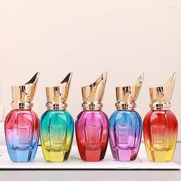 Storage Bottles Perfume Bottle 30ML 50ml Glass Colourful Large Capacity Atomizer High Empty Container Portable Refillable