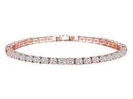 One Row Three Rows Full Of Diamond Zircon Bracelets Crystal From Swarovskis Fashion Ladies Bracelet Gifts Christmas Bangle263C1722485