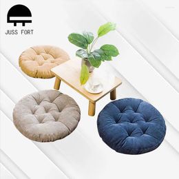 Pillow Square/Round Chair Thick Plush Dining Mats Tatami Stool Pad Sofa Seat Mat For Car Office Computer S