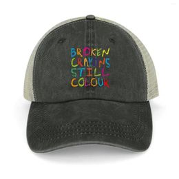 Berets Broken Crayons Still Colour (grunge Version) Cowboy Hat Beach Ball Cap Boy Child Women's