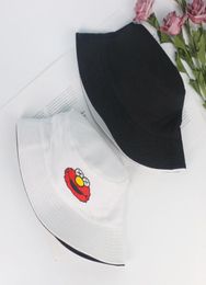 Fashion Designers Ladies Summer Caps for Girls Sesame Street Pattern Reversible Fisherman Hat Casual AllMatching Basin Cap Male a8253593