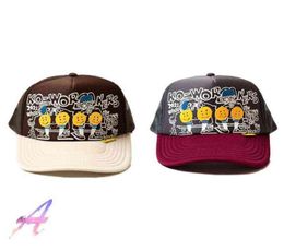 KAPITAL Hat Twocolor Graffiti Print Face Stitching Adjustable Cap Baseball Cap T2208046115147