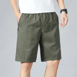 Men's Shorts Big Size Sports Casual Zipper Pocket Board Man Fashion Baggy Solid Comfortable Beach Running Short Pants