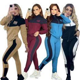 Designer Sets For Womens CC Interlocking Tracksuits Sports Outfits Ladies Two Piece Outfits Letter embroidery Jogging Suits Sets