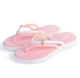 SXQYFW Womens Summer Slipon Shoes Antislip Hardwearing Fashion Leisure Slippers Beach Swimming Walk Indoor Ttied Flip Flops 214303703