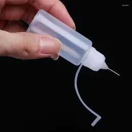 Storage Bottles 1Pcs 5-50ml Empty Plastic Needle Tip Childproof Cap Dropper Liquid Juice Drop Ship