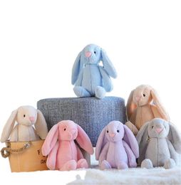 30cm Plush Rabbit Toy Festive Long Ear Easter Bunny Doll Stuffed Cotton Animal Toys Throw Sofa Dolls Ornament Kids Birthday Gift 16697727