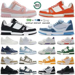 Designer Mens Womens Casual Shoes Leather Lace-up Veet Suede Black White Rose Red Yellow Green Mens Womens Sneakers Outdoor Platform Shoes