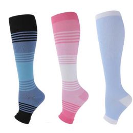 Socks Hosiery Compression Stockings Prevent Calf Varicose Veins Soreness Zipper Pressure Cycling Professional Leg Support Nurse Women Socks Y2405045LR1