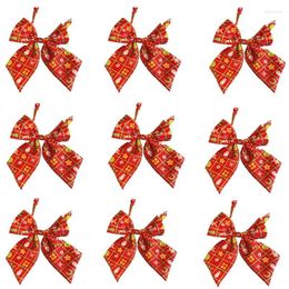 Dog Apparel (100pc/lot) Christmas Holiday Valentine's Day Large Pet Red Bow Ties Neckties Big Lover Grooming Supplies Y101202