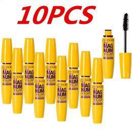 10Pcs Brand Eyelash Mascara Makeup Kit Long Lasting Eye Black Waterproof Professional Make Up Cosmetic Natural 240428