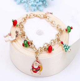Christmas Tree Santa Claus Bracelet Decor Gifts for Daughter Girls Girlfriend Happy New Year9045517