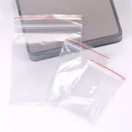 Jewellery Pouches 250PCS Transparent Plastic Zipped Lock Bags For Birthday Wedding Decoration Cookie Gift Candy Reclosable PE Packing