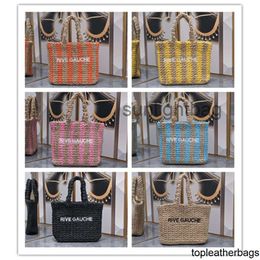 Lvse grass Lvity GAUCHE Luxury RIVE crochet soft tote Noe Handbag Designer woven bag WZR1