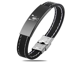 2018 New 12 Zodiac Signs Silicone Bracelet for Men Women Stainless Steel Clasps Virgo Libra Scorpio Mens Bracelets Wristband9361041