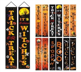 Party Banner Flags For Halloween 18032CM 300D Oxford Banner Banner Home Door Sign Flags Set Whole7650997