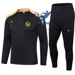 BSC Young Boys Bern Men's adult half zipper long sleeve training suit outdoor sports home leisure suit sweatshirt jogging sportswear