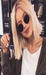 Luxury Vintage Round Sunglasses Women Brand Designer Fashion Mirror Sunglass Sun Glasses Frame For Lady Eyewear Female UV4007093648