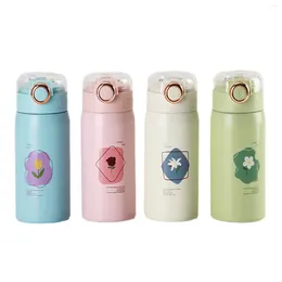 Water Bottles 420ml Stainless Steel Vacuum Insulated Bottle Leak Proof With Handle For Christmas Gifts Business