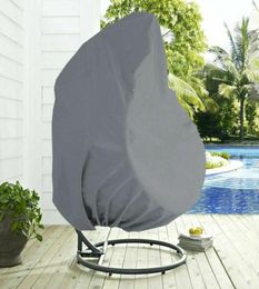 Home UV Protection Swing Chair Cover Outdoor Garden Terrace Dustproof Sunscreen Furniture Garden Chair Dust Cover1899662