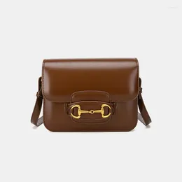 Bag Horse Clasp Saddle Small Square Fashion Simple Messenger Single Shoulder Women's Guangzhou