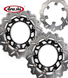 ARASHI For YAMAHA FZS1000 2001 2005 CNC Front Rear Brake Rotors Disc Disc FZS 1000 FAZER 1000 2002 2003 2004 FZS1000 XJR13006850276