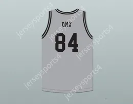 CUSTOM NAY Mens Youth/Kids DMX 84 ROUGH RYDERS Grey BASKETBALL JERSEY 3 Stitched S-6XL