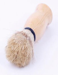 Whole2016 New Arrivlal Shaving Brush Perfect Shave Barber Hard Wood Handle Badger Hair Salon Tool 7111613