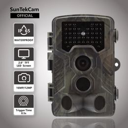 SunTekCam 20MP 3PIRs Hunting Trail Camera with Night Vision 42 IR LEDs Scouting IP65 Waterproof Wildlife Trap 240426