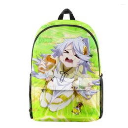 Backpack Tondemo Skill De Isekai Hourou Meshi Peripherals Mercch Harajuku Fashion Boy/Girl's Print Canvas Student Bag Travel