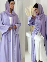 Ethnic Clothing Ramadan Open Muslim Kimono Abaya Dubai Turkey Islam Arabic Abayas For Women Dress Kebaya Robe Femme Musulmane Kaftans