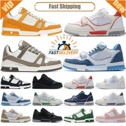 Designer Sneaker casual for Men Running Trainer Outdoor Trainers Shoe High Quality Platform Shoes Leather 2024 flat unisex comfortable luxury brand new 36-45