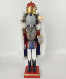 Christmas Decorations 162638CM Wooden Nutcracker Doll Soldier Shape Decoration Pendant Year Tree Ornament Birthday Gift Mouse Ki9340914