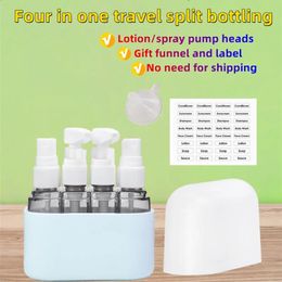 Cosmetics Separate Bottles Set Combination Shampoo Shower Gel Travel Wash Lotion Pump Head Spray Package Portable Wholesale 240418