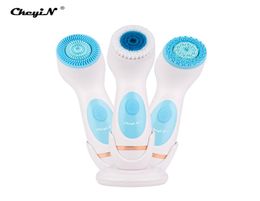 3 in 1 Electric Facial Cleanser Wash Face Cleaning Machine Skin Pore Cleaner Body Cleansing Massage Beauty Massager Clean Tools 205388145