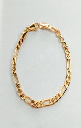 16cm Gold Baby Bracelets Link Chain Kids Bracelet Bebe Toddler Gift Child Jewellery Pulseras Bracciali Armband Braclet B0810A Link6330169