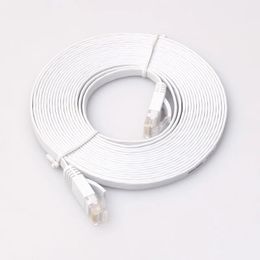 15m CAT6 Flat Ethernet Cable RJ45 Lan Cable Networking Ethernet Patch Cord CAT 6 Network Cable for Computer Router Laptop