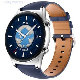 Wristwatches Honour Smart Watch Gs 3 Gs3 Device with Gps Blood Oxygen Monitoring and Dual Frequency 1.43 Inch Amoled Screen Gps and Bluetooth