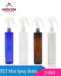 Sedorate 20 pcsLot PET Plastic Bottle For Makeup Mist Spray Refillable Bottles 250ML Automizer Liquid Containers JX0525067069