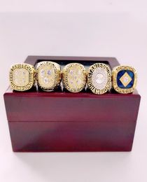 1984 1985 1987 1988 1990 Edmonton Cup Team Souvenir s ship Ring Wooden Box Case Fan Men Gift 20208625110