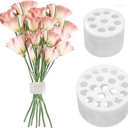 Vases Spiral Flower Arrangement Stem Bracket DIY Bouquet Twisted Wedding Reusable