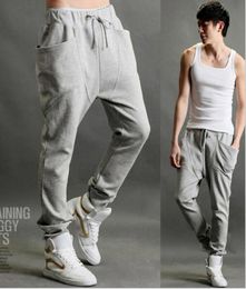 New Casual Men Athletic Hip Hop Dance Sporty Harem Sport Sweat Pants Slacks Trousers Sweatpants 3 color M2XL K434783638