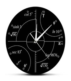 Wall Clocks 1Piece Advanced Math Irrational Numbers Round Clock Science Mathematical Watches Personality Home Decorative2266647