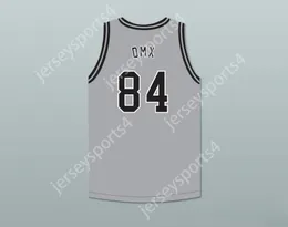 CUSTOM Mens Youth/Kids DMX 84 ROUGH RYDERS Grey BASKETBALL JERSEY 2 TOP Stitched S-6XL