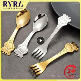 Forks Fruit Fork Interesting Design Rich And Colorful Funny Eating Utensils Selling Stainless Steel Tableware Spoon Durable