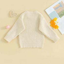 Clothing Sets Born Baby Girl Winter Sweater Toddler Knitted Flower Embroidery Pullover 0-5Y Kids