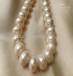 1213mm White Cultured Freshwater Pearls Round Button Loose Beads Nature Circles 15 inches253G5763455