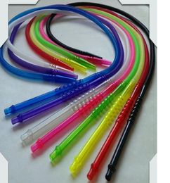 Disposable hookah hose arabic smoke pipe PVC shisha accessory acrylic mouthpiece mixed color factory direct 3451678